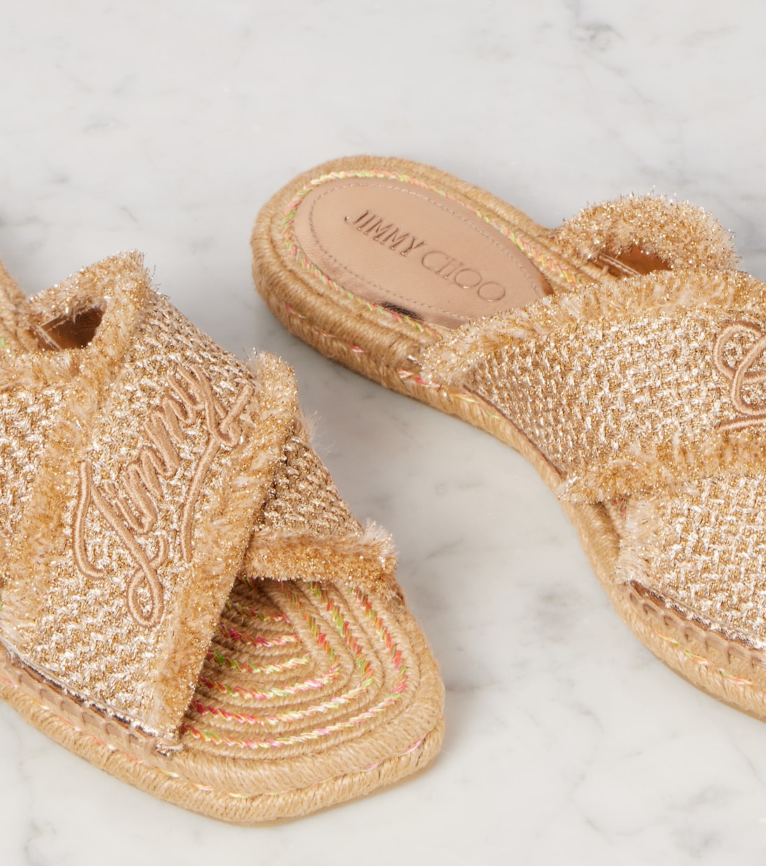 Aciel espadrille slides | Jimmy Choo