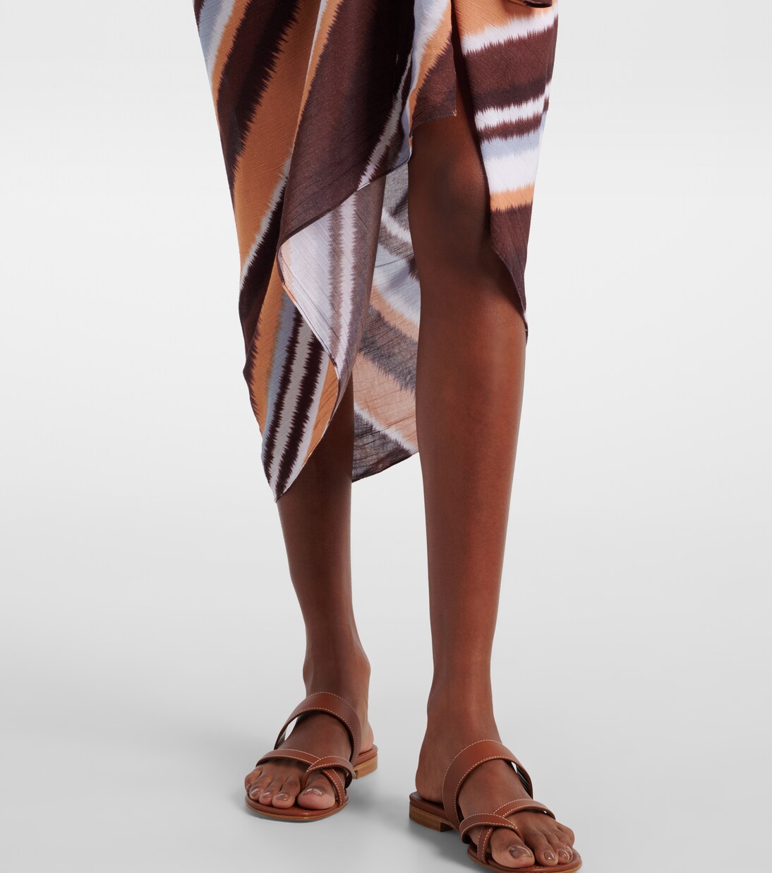 Abaya striped beach cover-up | Faithfull