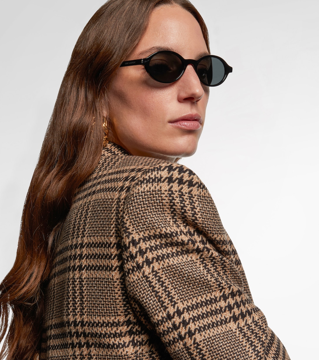 SL 751 Jeanne oval sunglasses | Saint Laurent