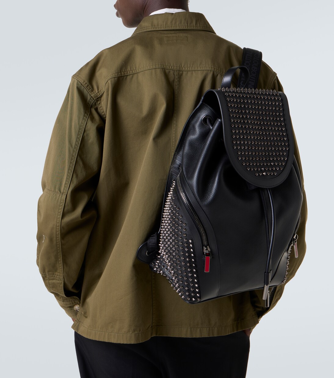 Funky embellished leather backpack | Christian Louboutin