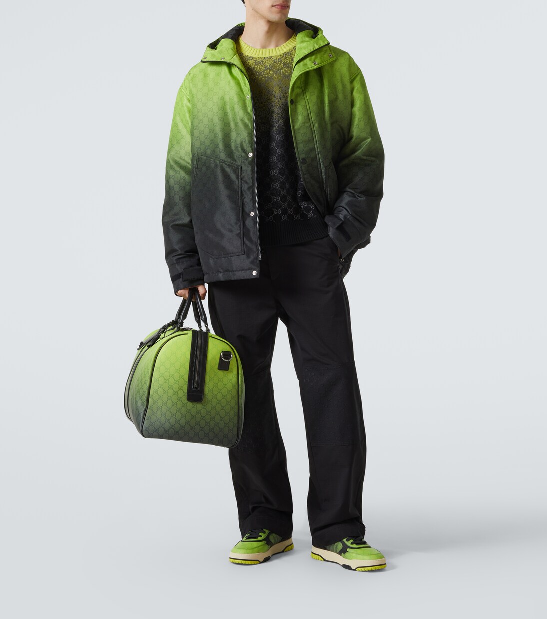 Cotton ripstop straight pants | Gucci