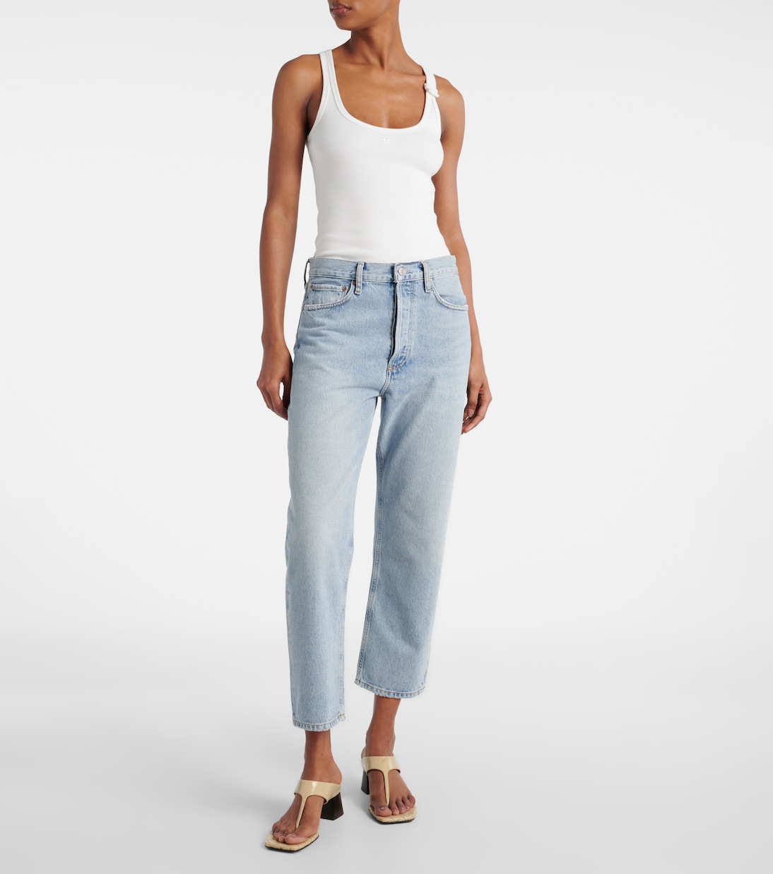 Jeans rectos 90's de tiro medio | Agolde