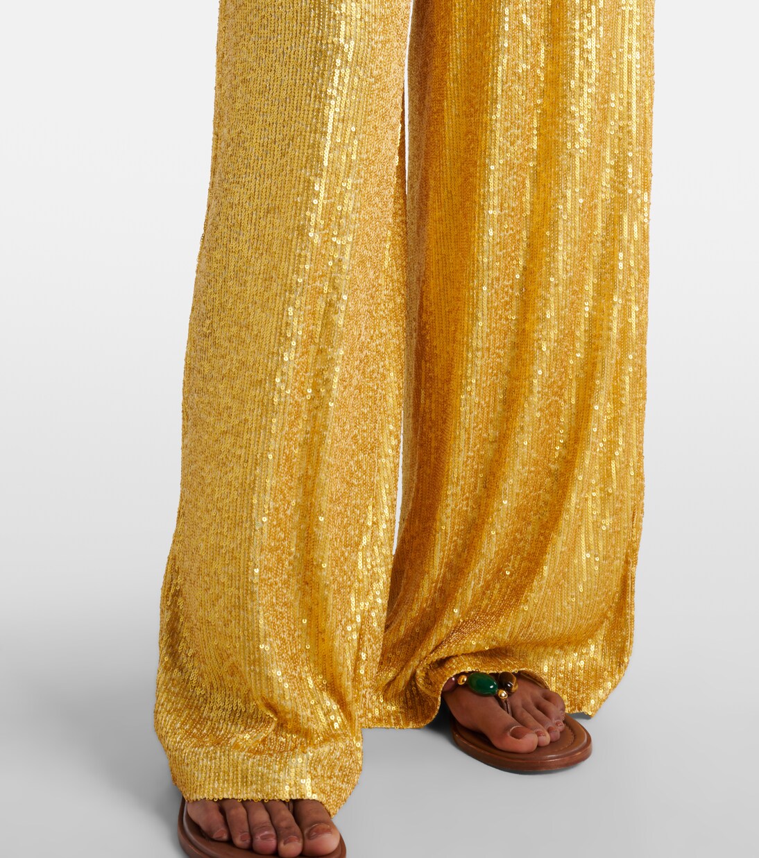 Pantalon ample à sequins | Norma Kamali