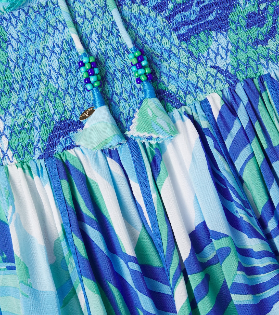 Cycas printed dress | Poupette St Barth Kids