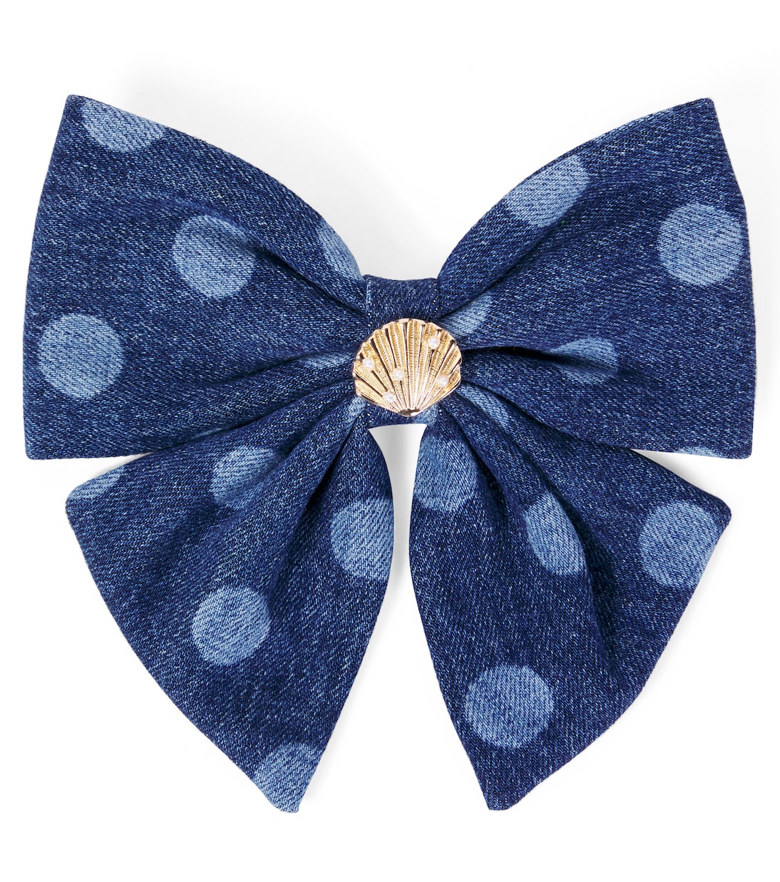 Pince à cheveux en denim à ornement | Self-Portrait Kids