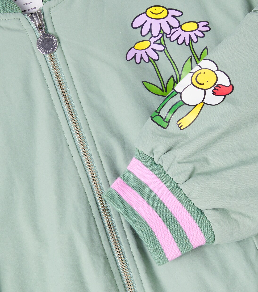 Chaqueta bomber en mezcla de algodón | Stella McCartney Kids