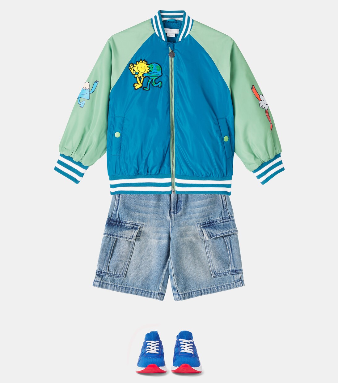 Printed varsity jacket | Stella McCartney Kids