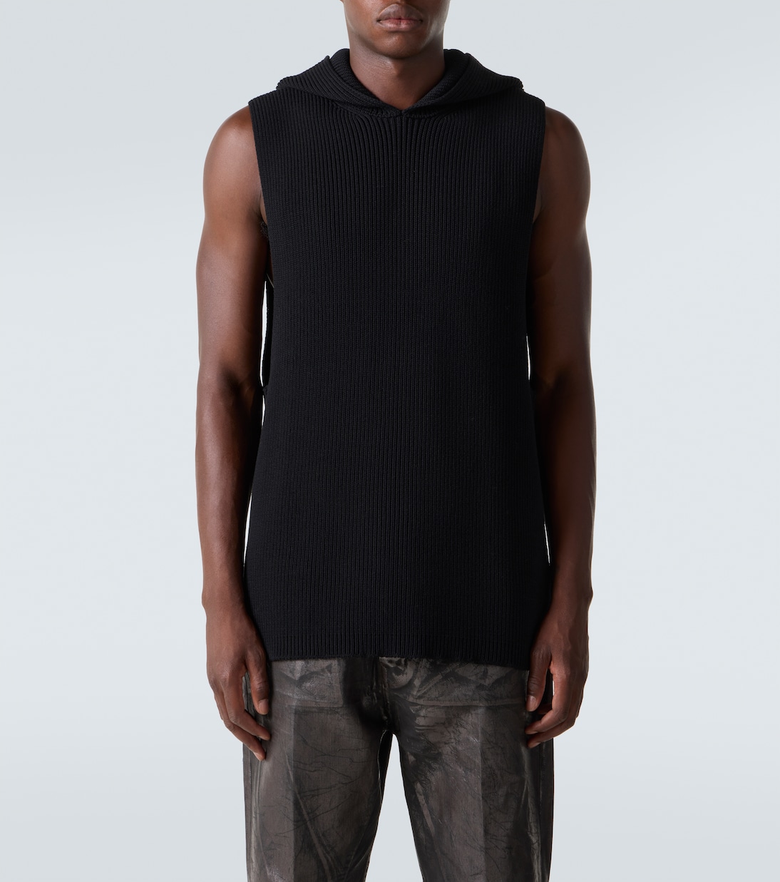 Ribbed-knit virgin wool sweater vest | Rick Owens