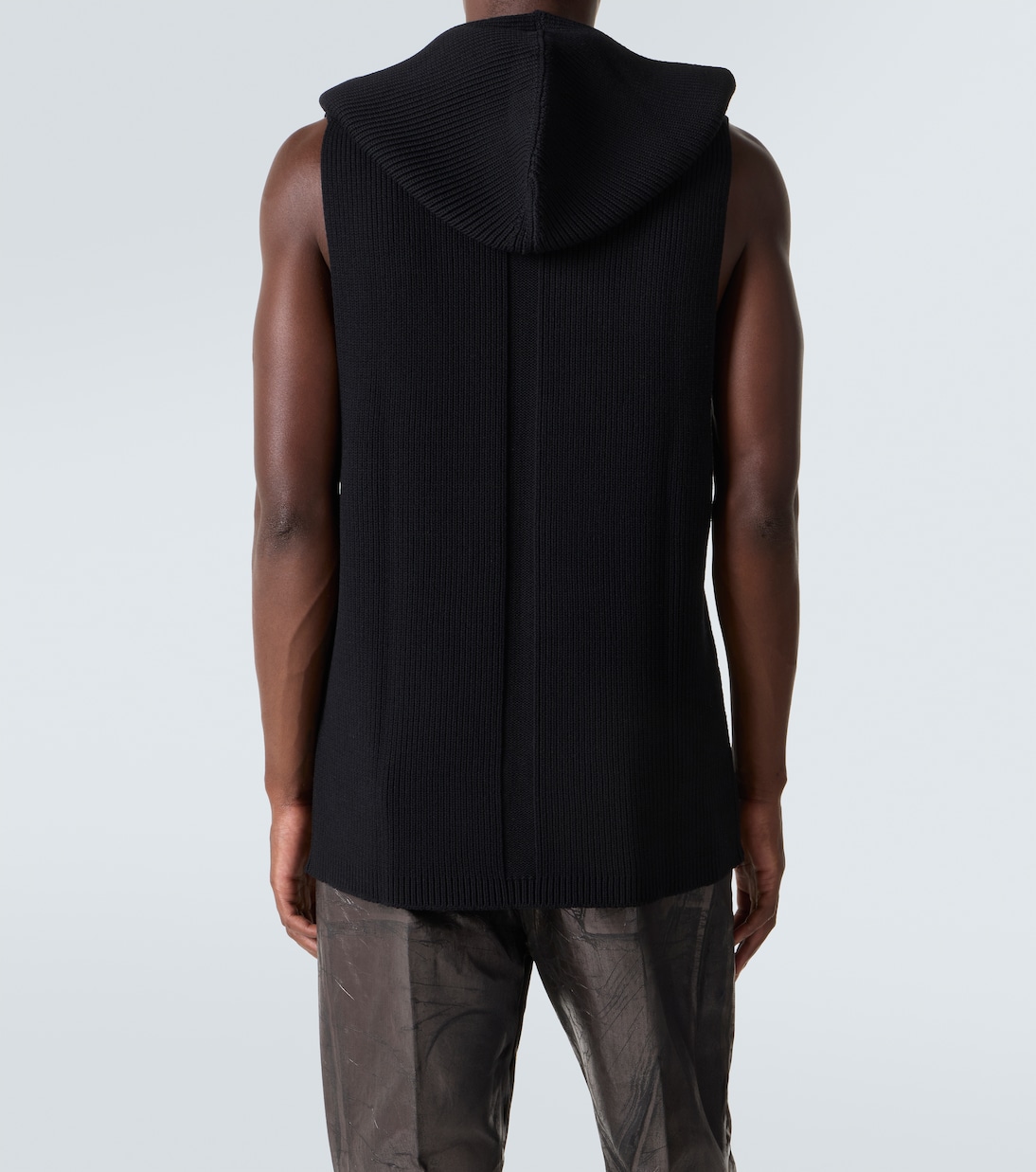 Ribbed-knit virgin wool sweater vest | Rick Owens