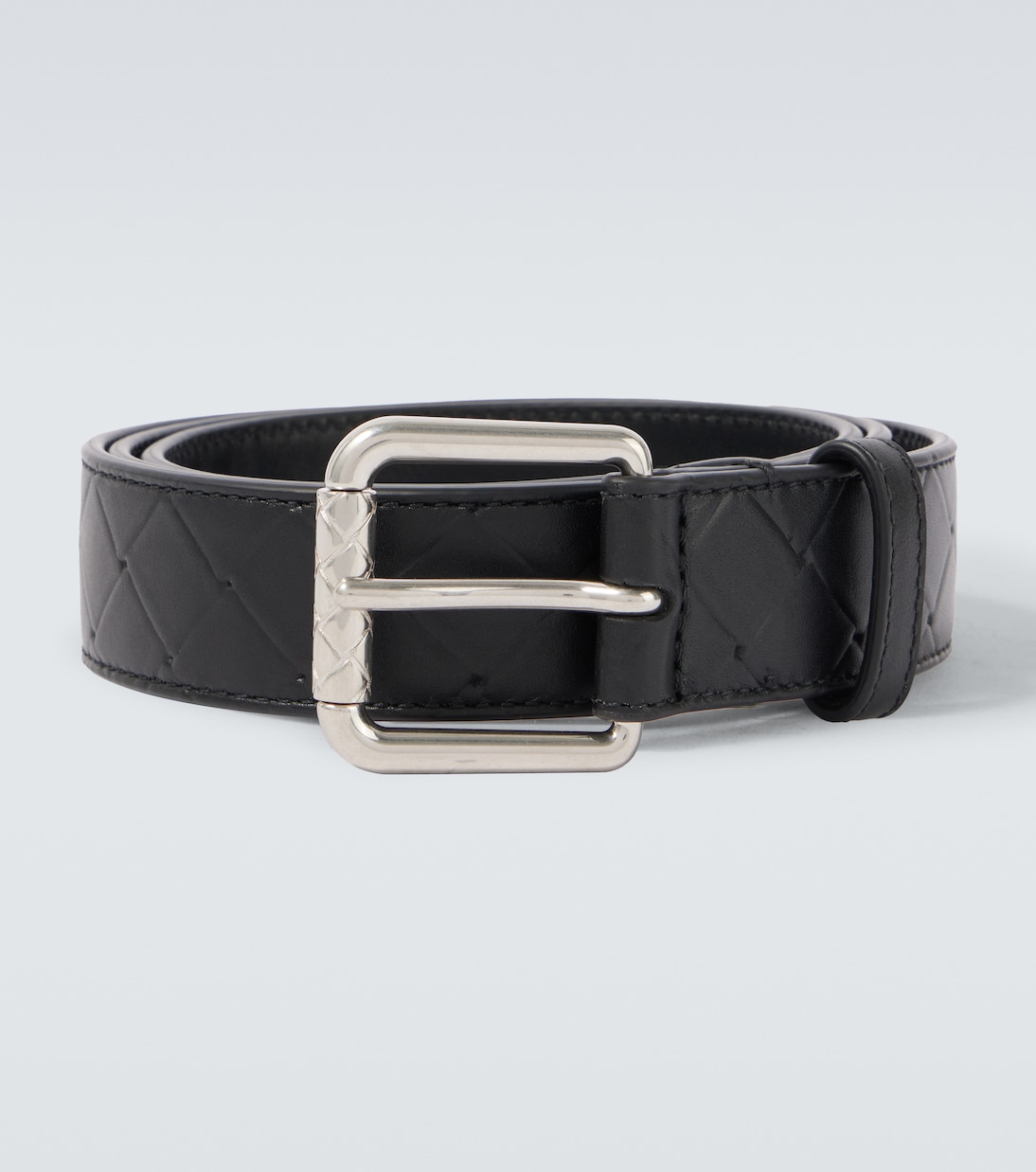 Intrecciato Stamp 35mm leather belt | Bottega Veneta