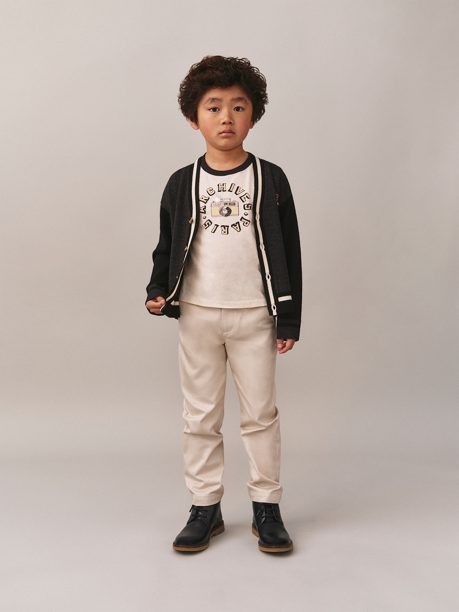 Akiva printed cotton jersey T-shirt | Bonpoint