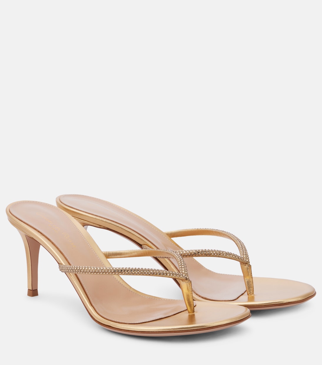 India 70 leather thong sandals | Gianvito Rossi