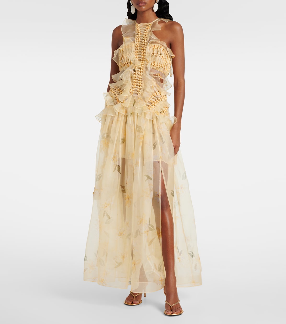 India 70 leather thong sandals | Gianvito Rossi