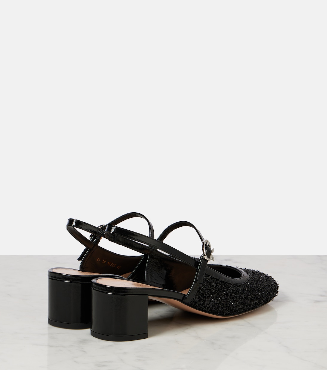 Leather-trimmed slingback pumps | Gianvito Rossi