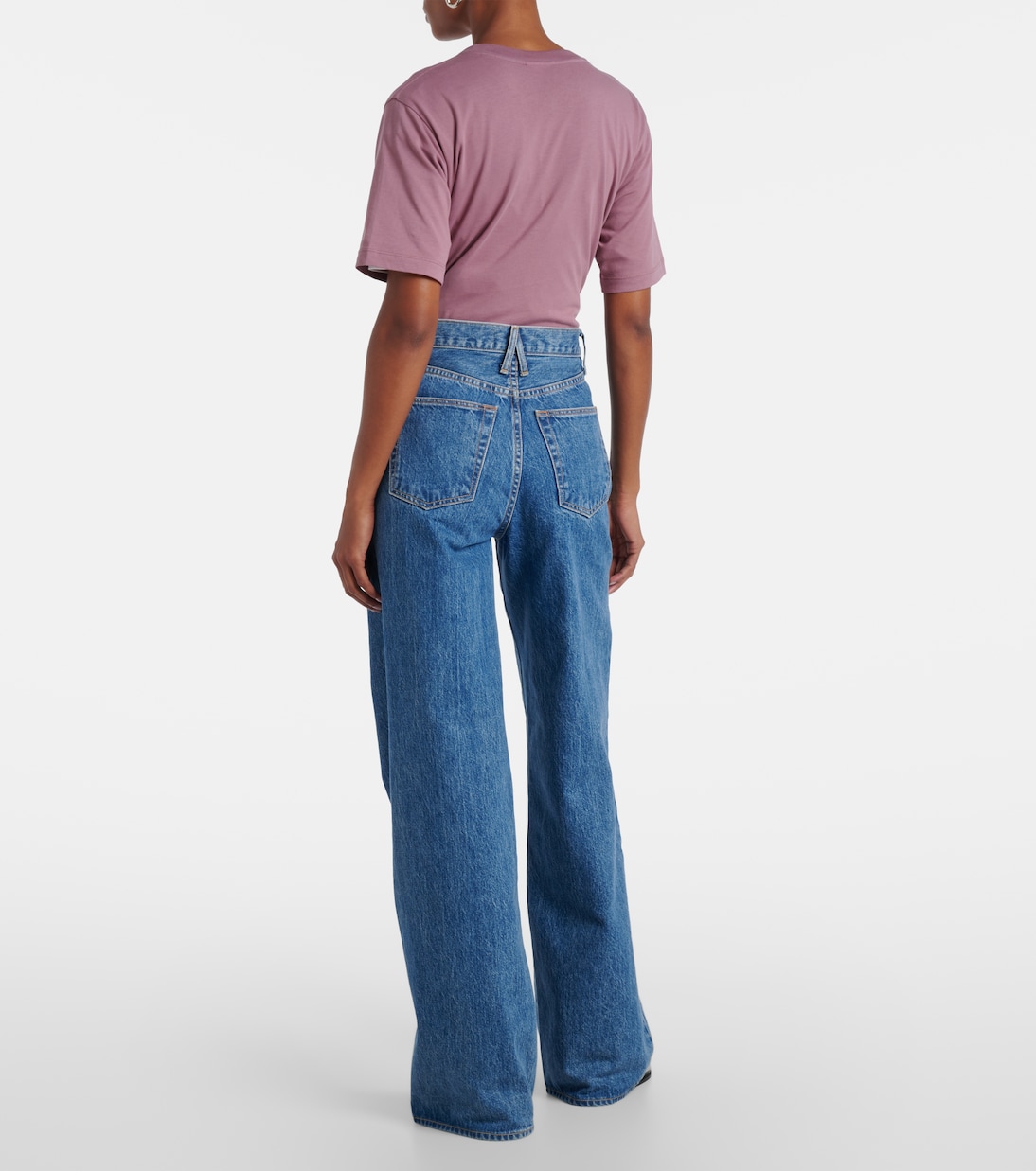 Jeans Eva a vita alta e gamba larga | Slvrlake