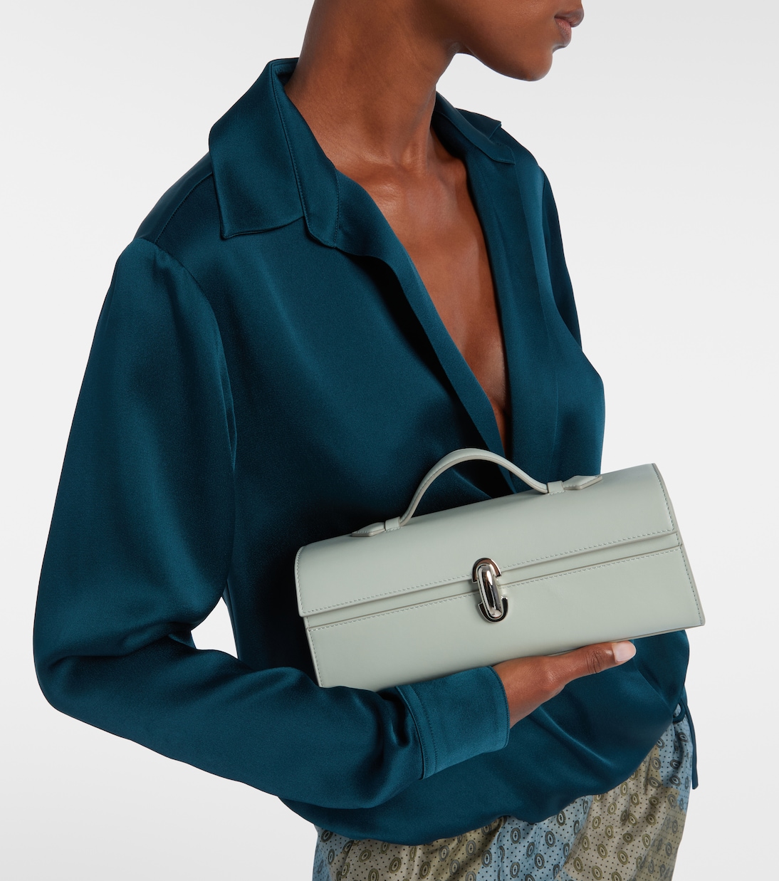 Tote Bag Slim Symmetry aus Leder | Savette