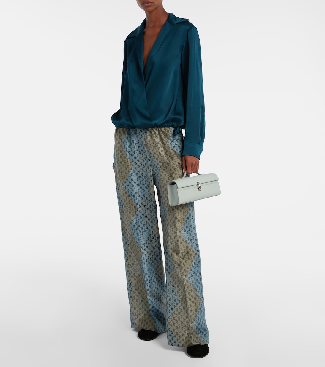 Tote Bag Slim Symmetry aus Leder | Savette