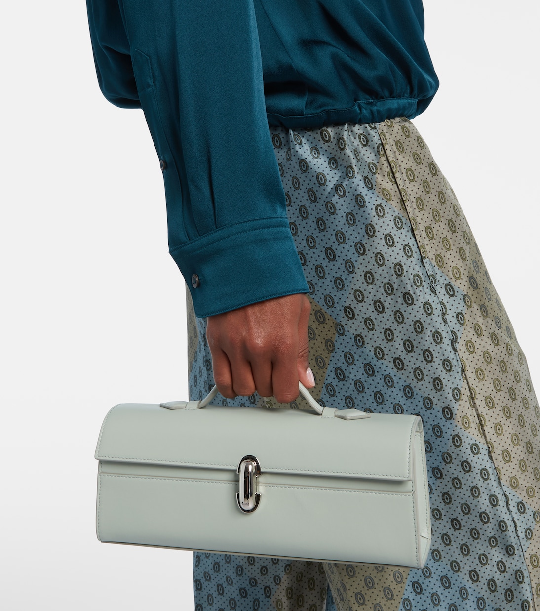 Tote Bag Slim Symmetry aus Leder | Savette