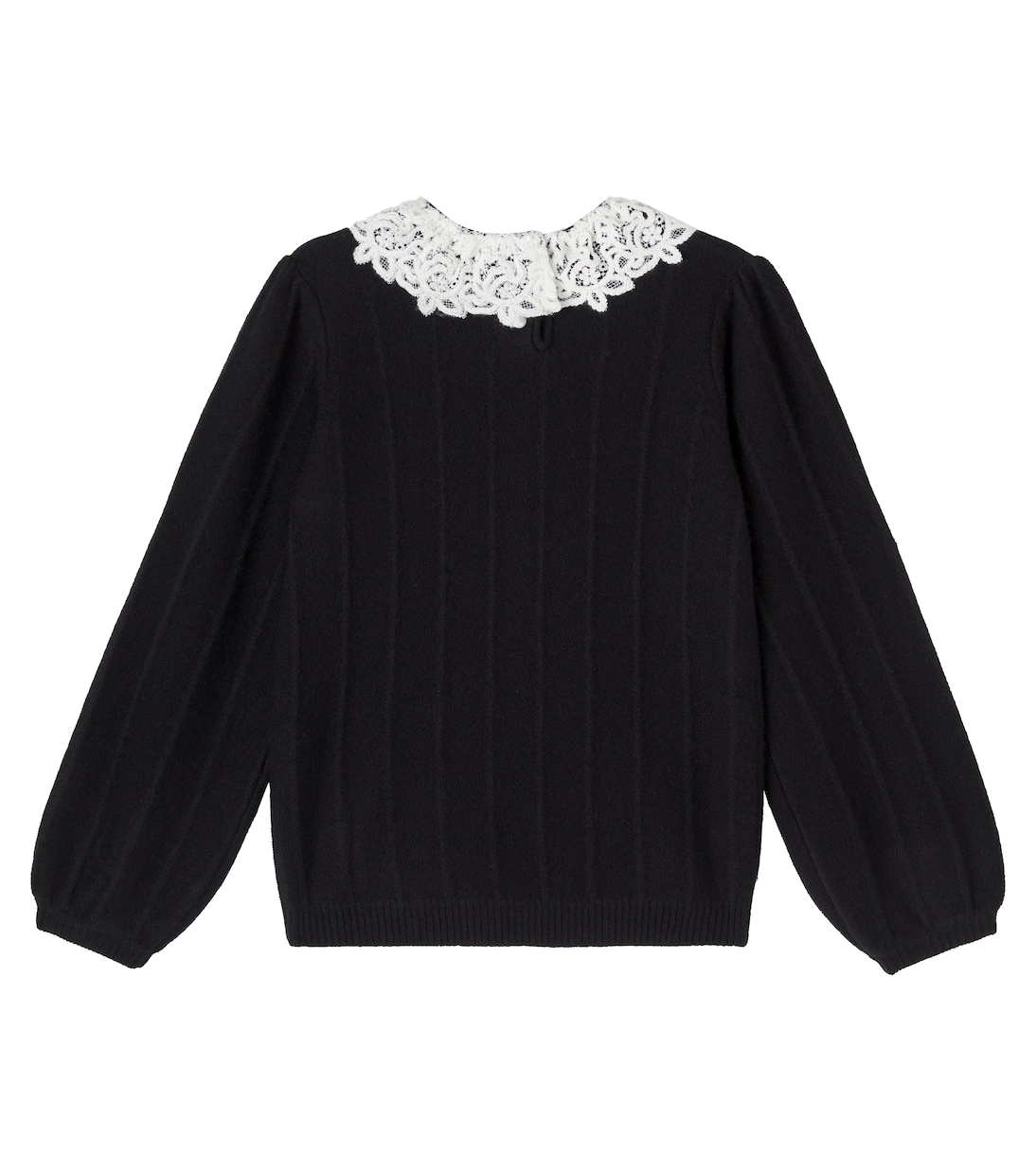 Lace-trimmed sweater | Tartine et Chocolat