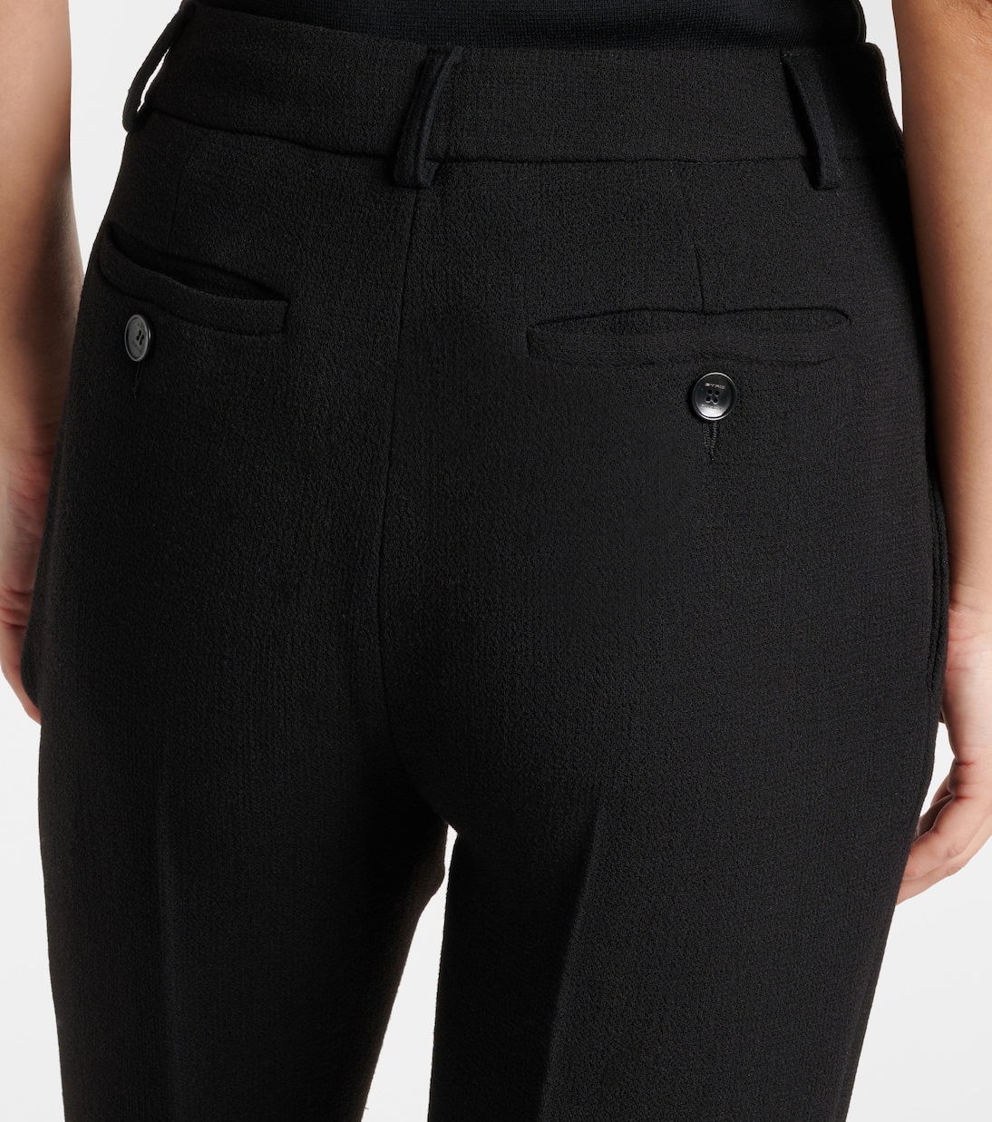 High-rise wool flared pants | Etro