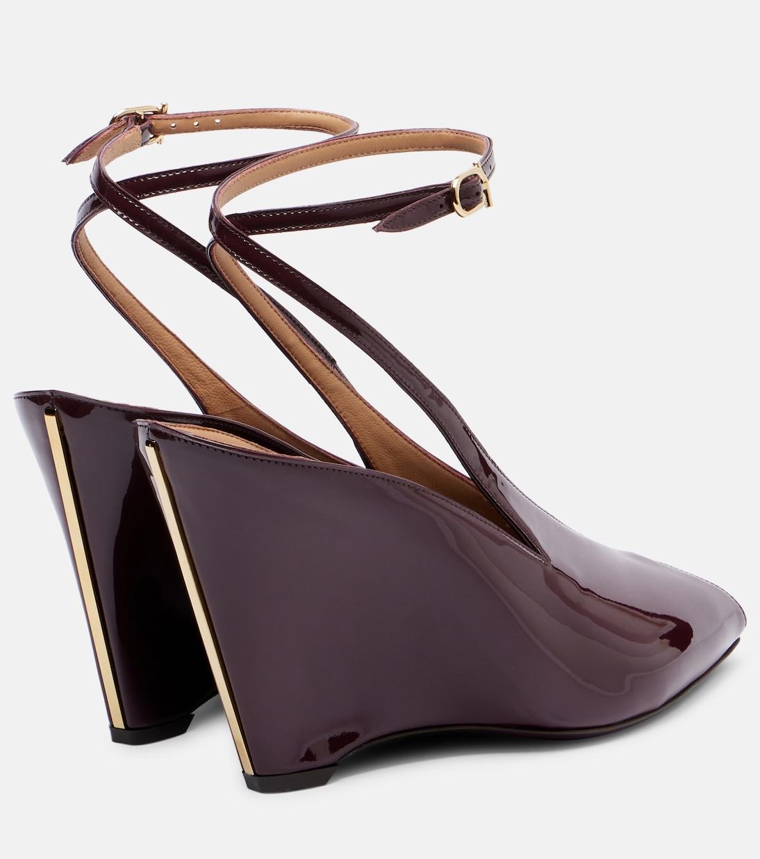 Arcadia 95 patent leather sandals | Ferragamo