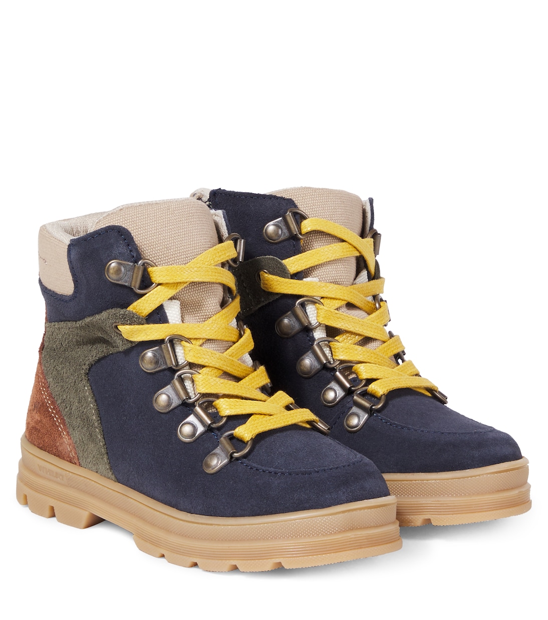 Toni suede and canvas boots | Wheat