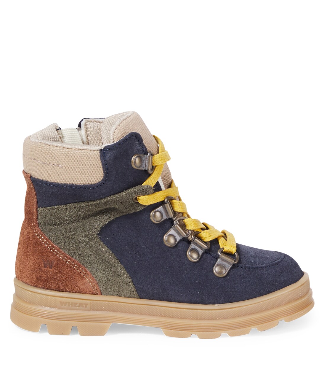 Toni suede and canvas boots | Wheat