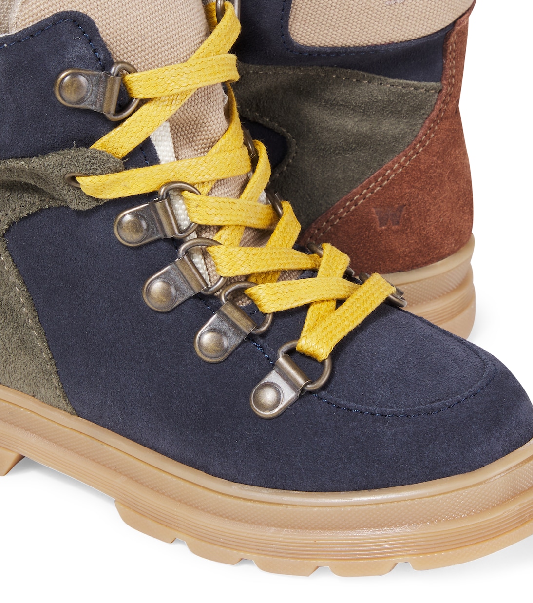 Toni suede and canvas boots | Wheat