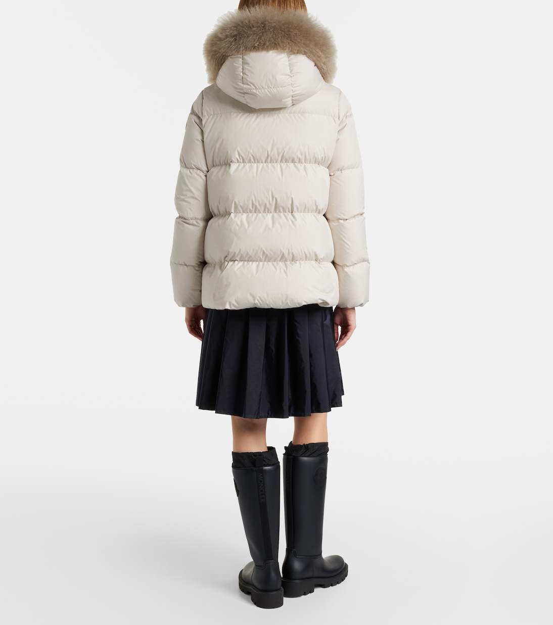 Daunenjacke Laichefur mit Shearling | Moncler