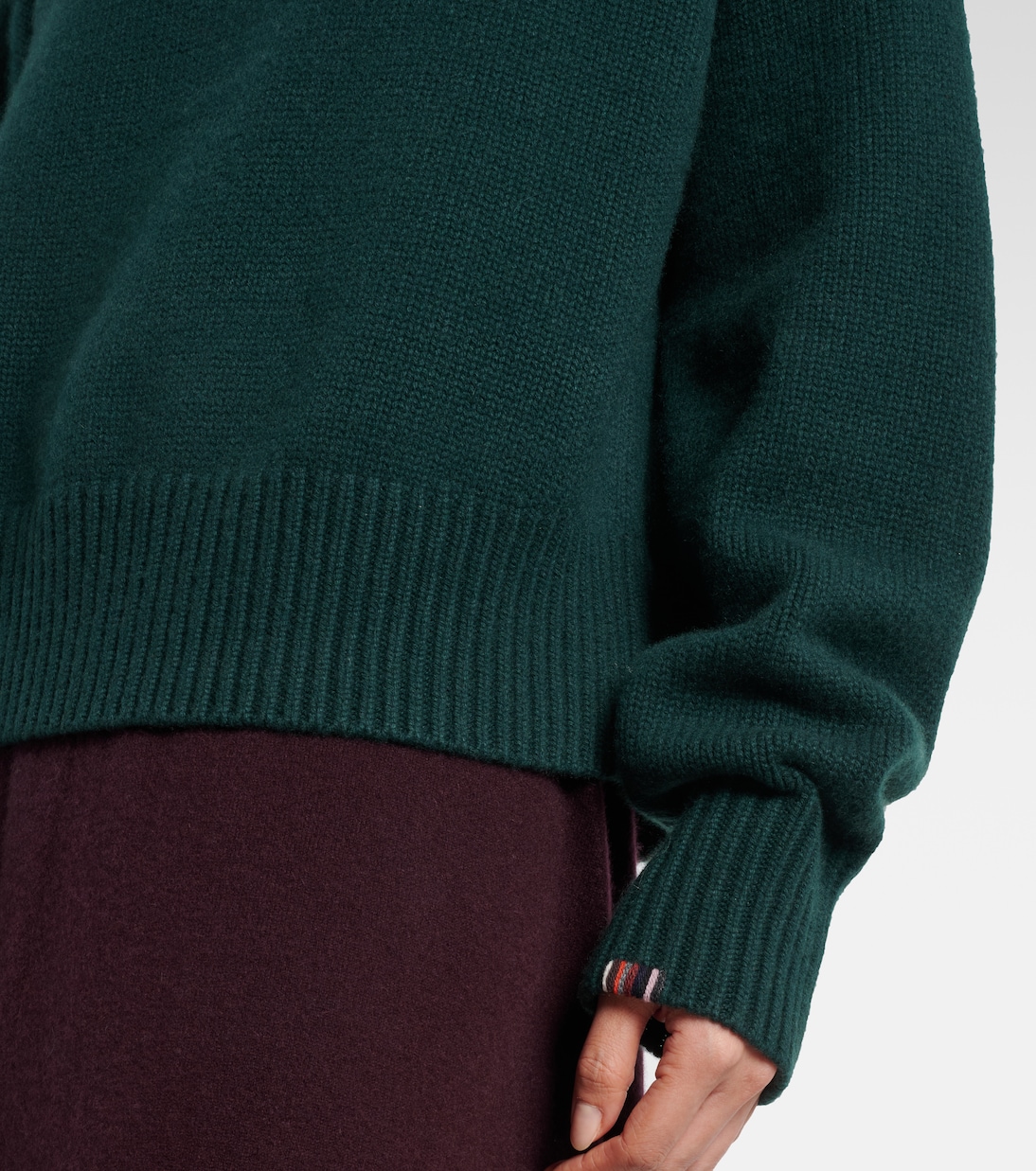 Rollkragenpullover Crop Xtra aus Kaschmir | Extreme Cashmere