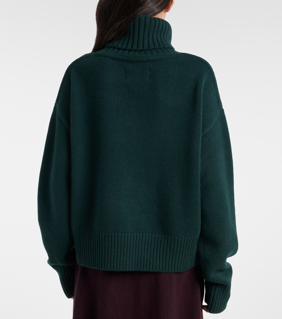 Rollkragenpullover Crop Xtra aus Kaschmir | Extreme Cashmere