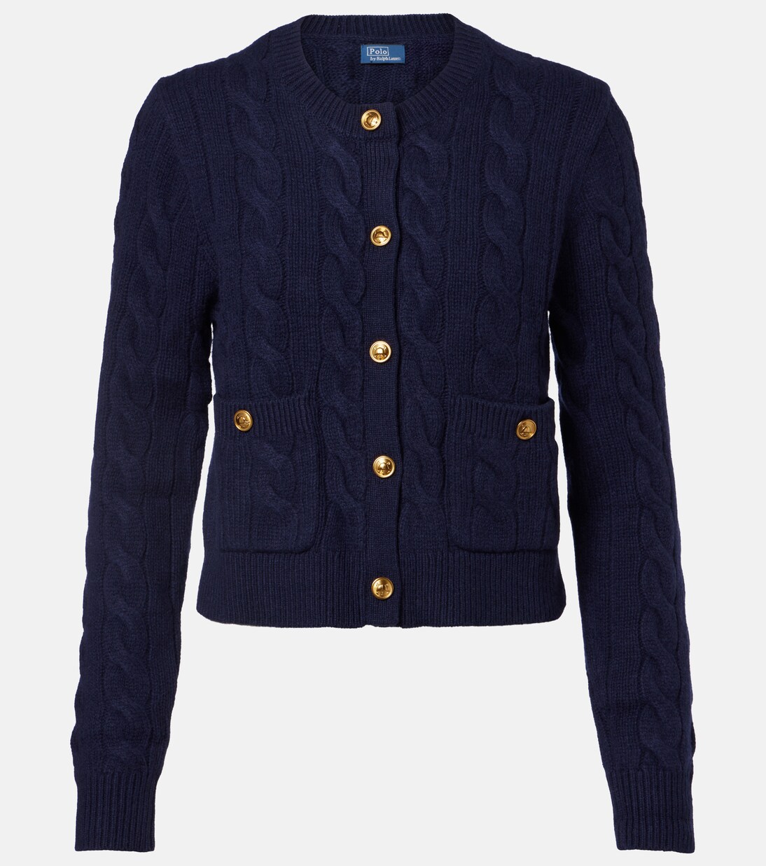 Cable-knit wool and cashmere cardigan  | Polo Ralph Lauren