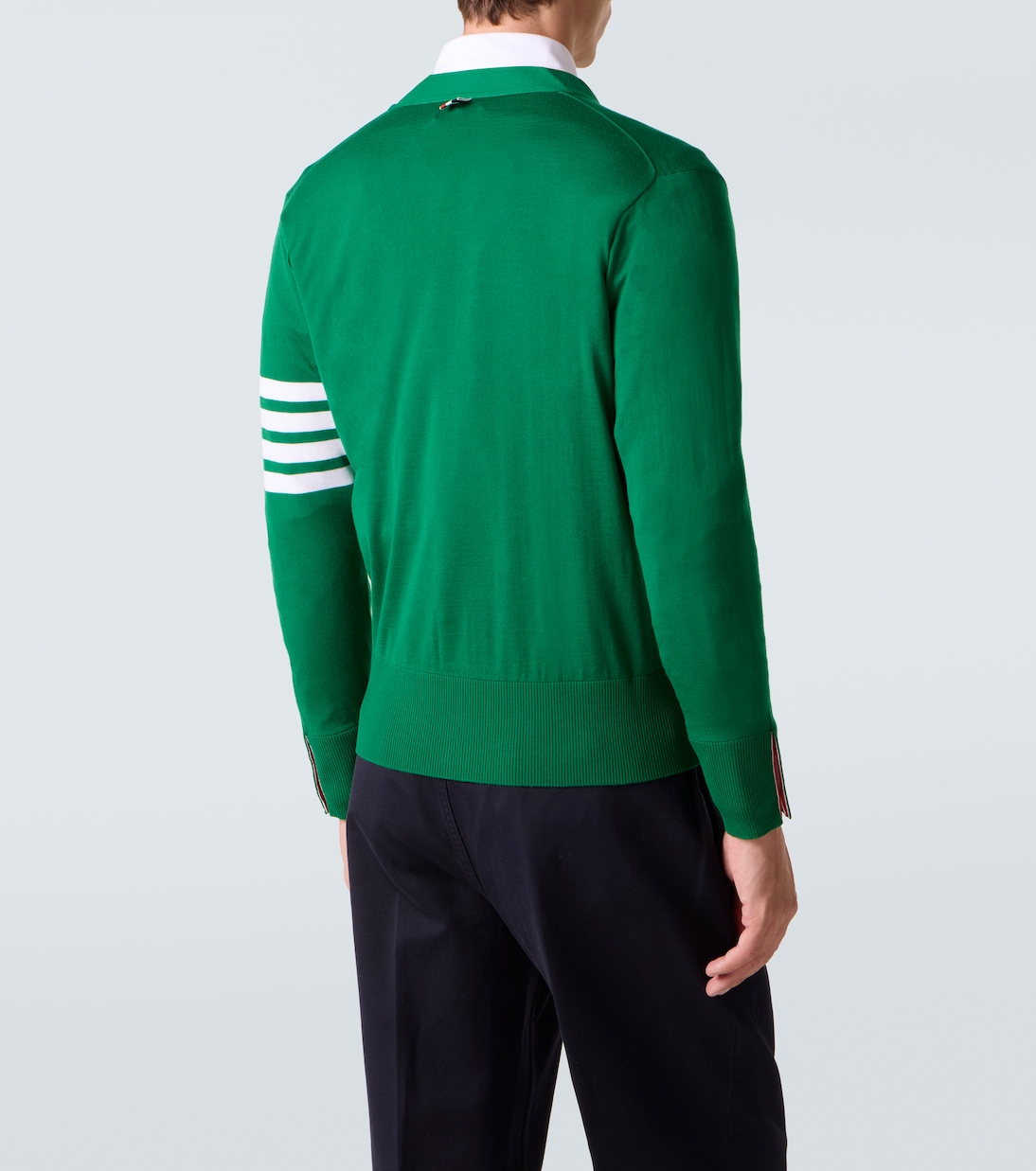 4-Bar virgin wool cardigan | Thom Browne