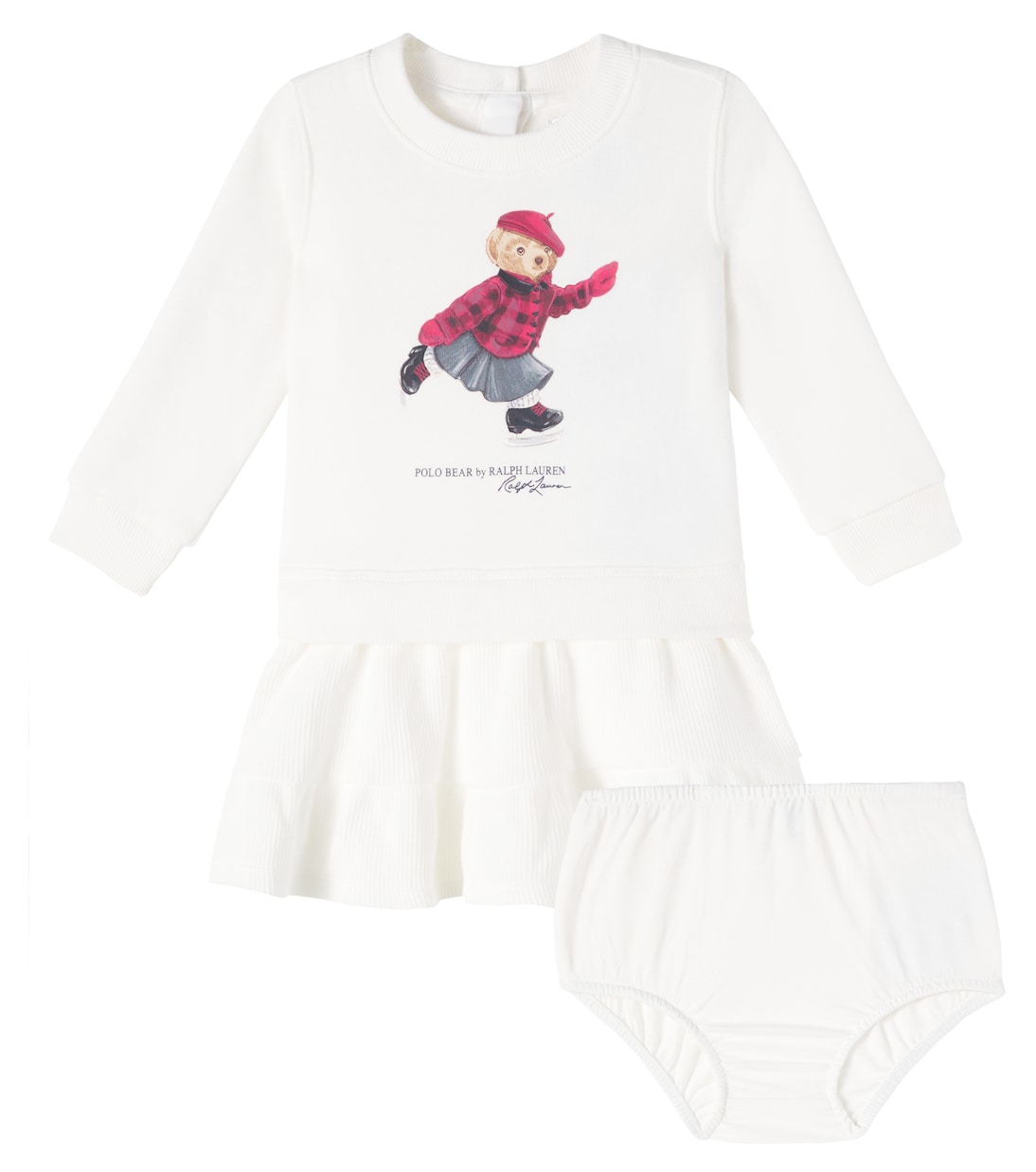 Baby cotton-blend dress and bloomers set | Polo Ralph Lauren Kids