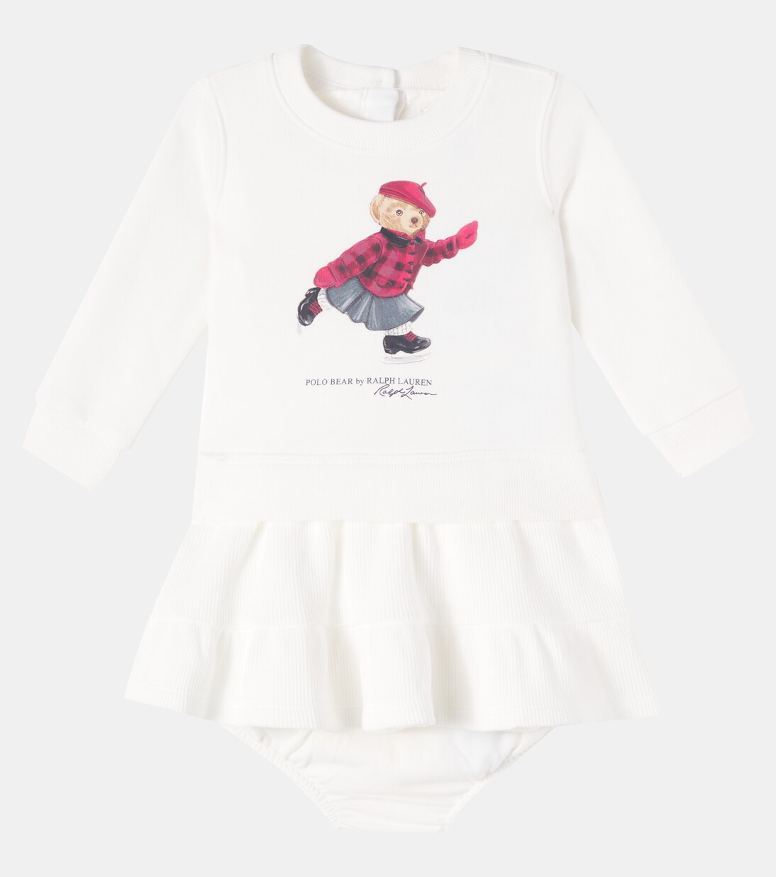 Baby cotton-blend dress and bloomers set | Polo Ralph Lauren Kids