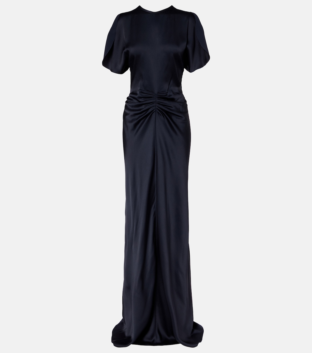 Gathered satin gown | Victoria Beckham