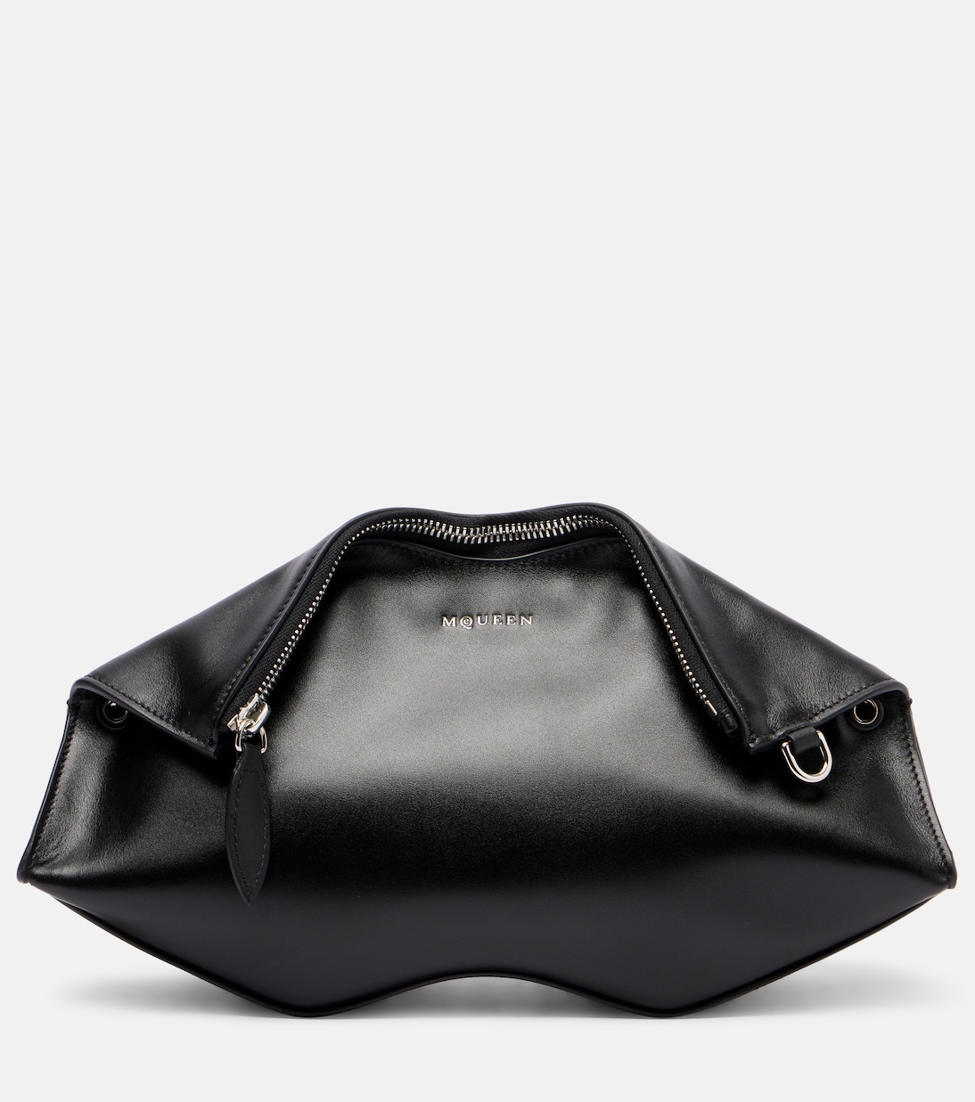 Manta Small leather clutch | McQueen
