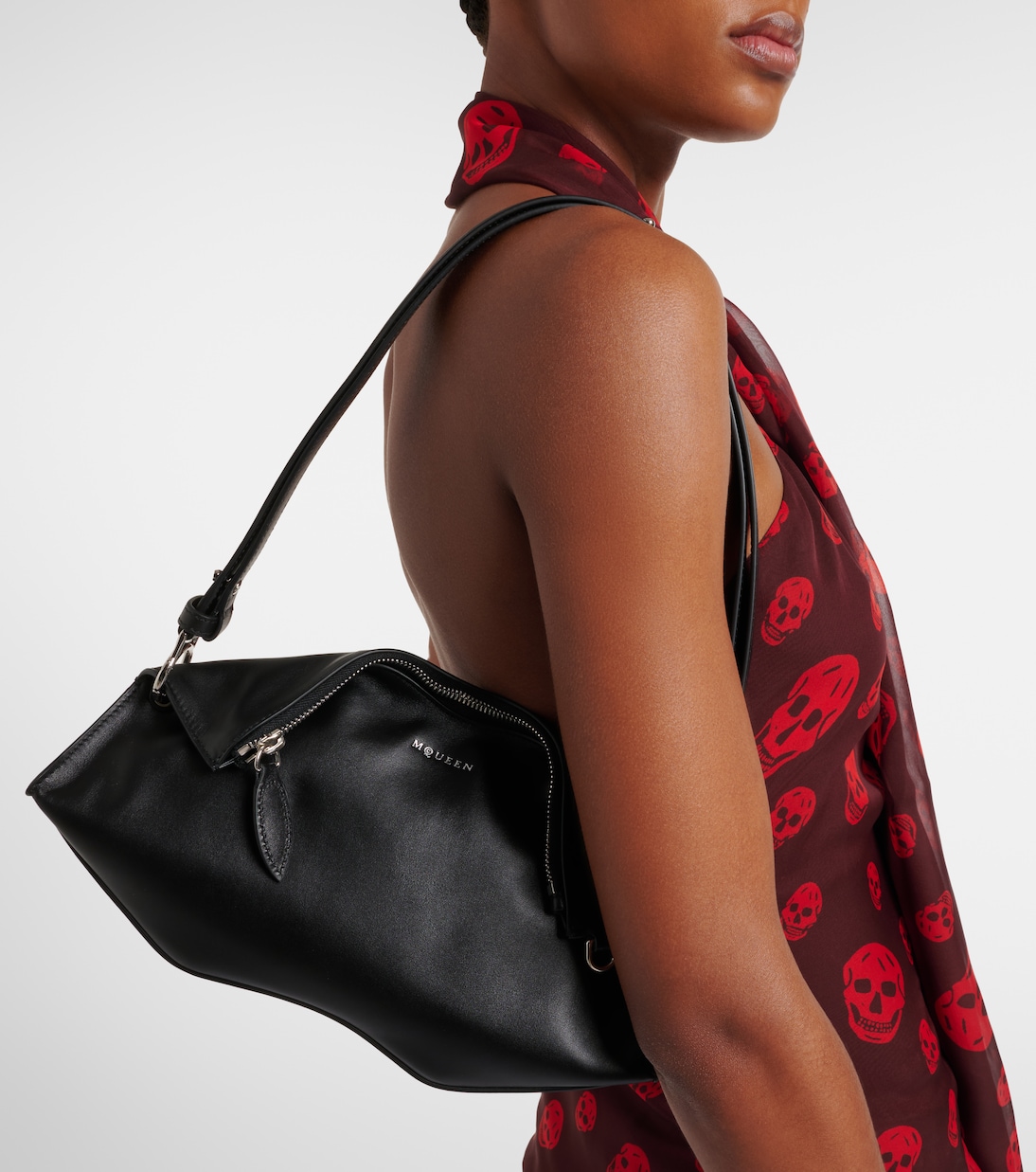 Manta Small leather clutch | McQueen