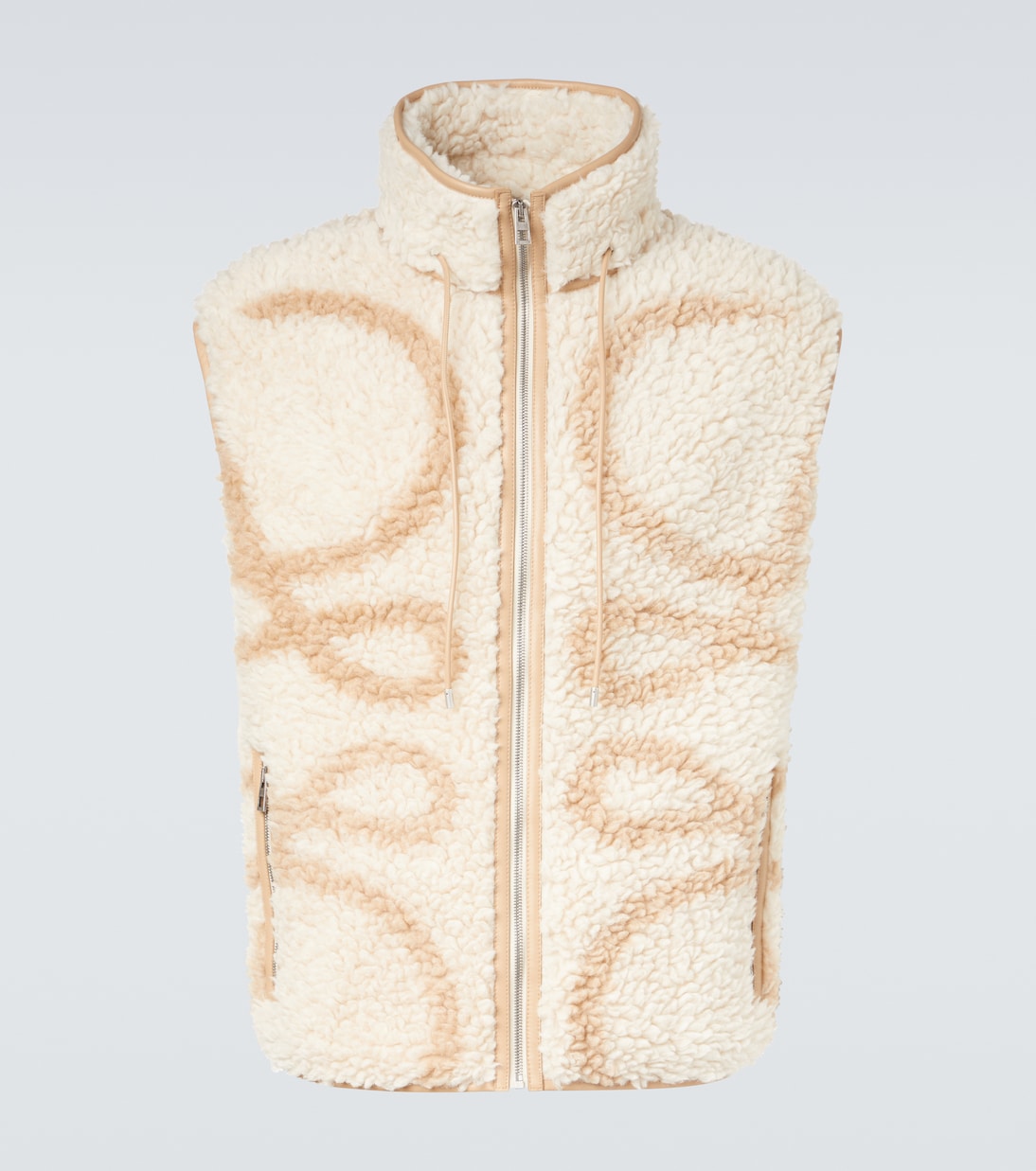 Anagram fleece jacquard vest | Loewe