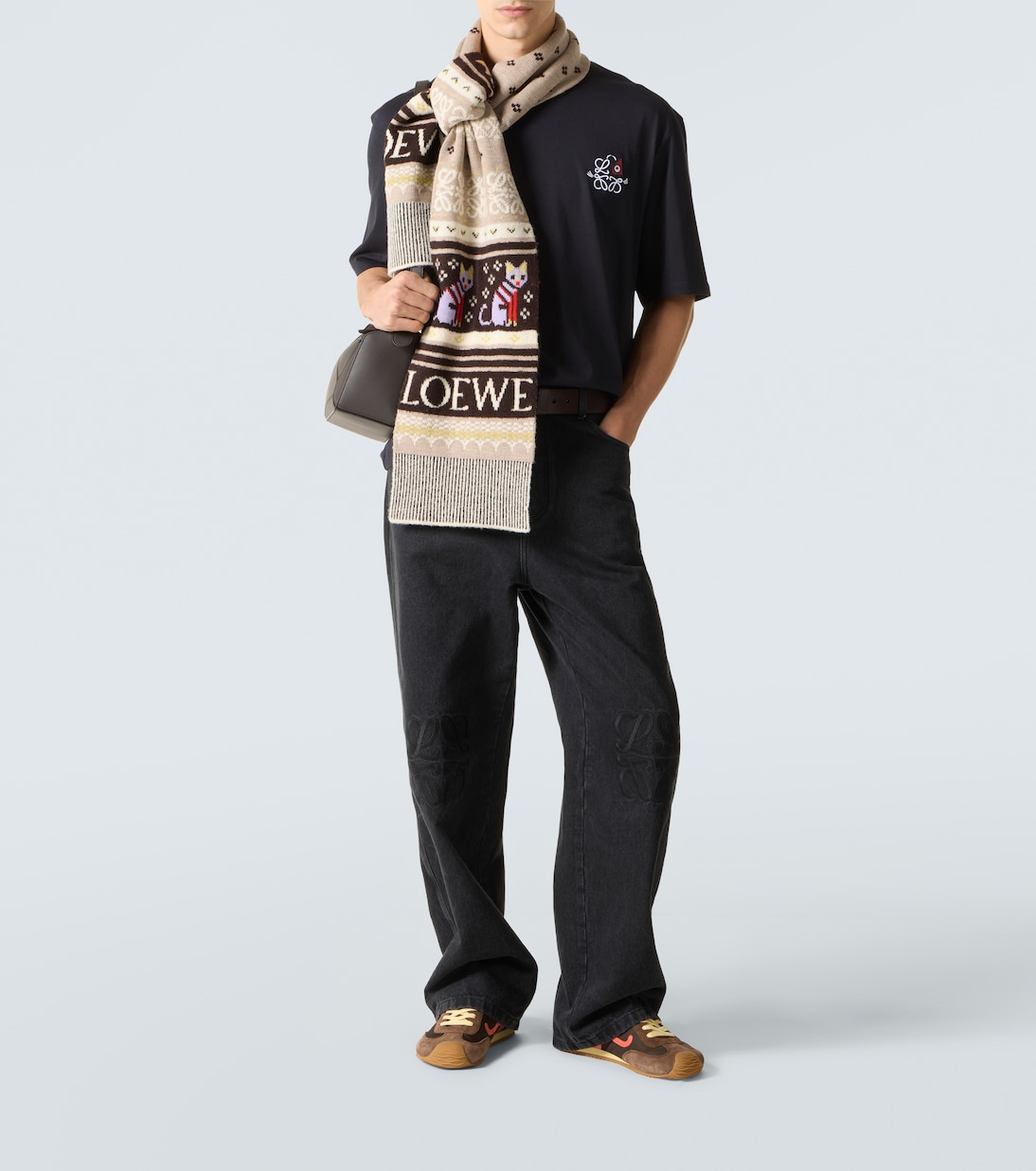 x Louis Wain - T-shirt Anagram in jersey di cotone | Loewe