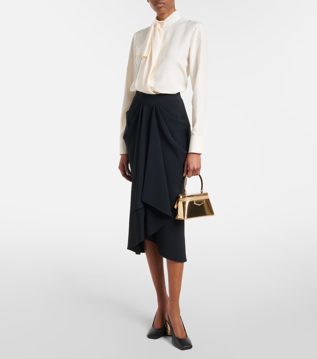 Antigona mirrored leather vanity bag | Givenchy