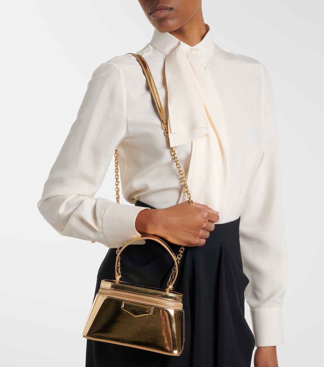 Antigona mirrored leather vanity bag | Givenchy