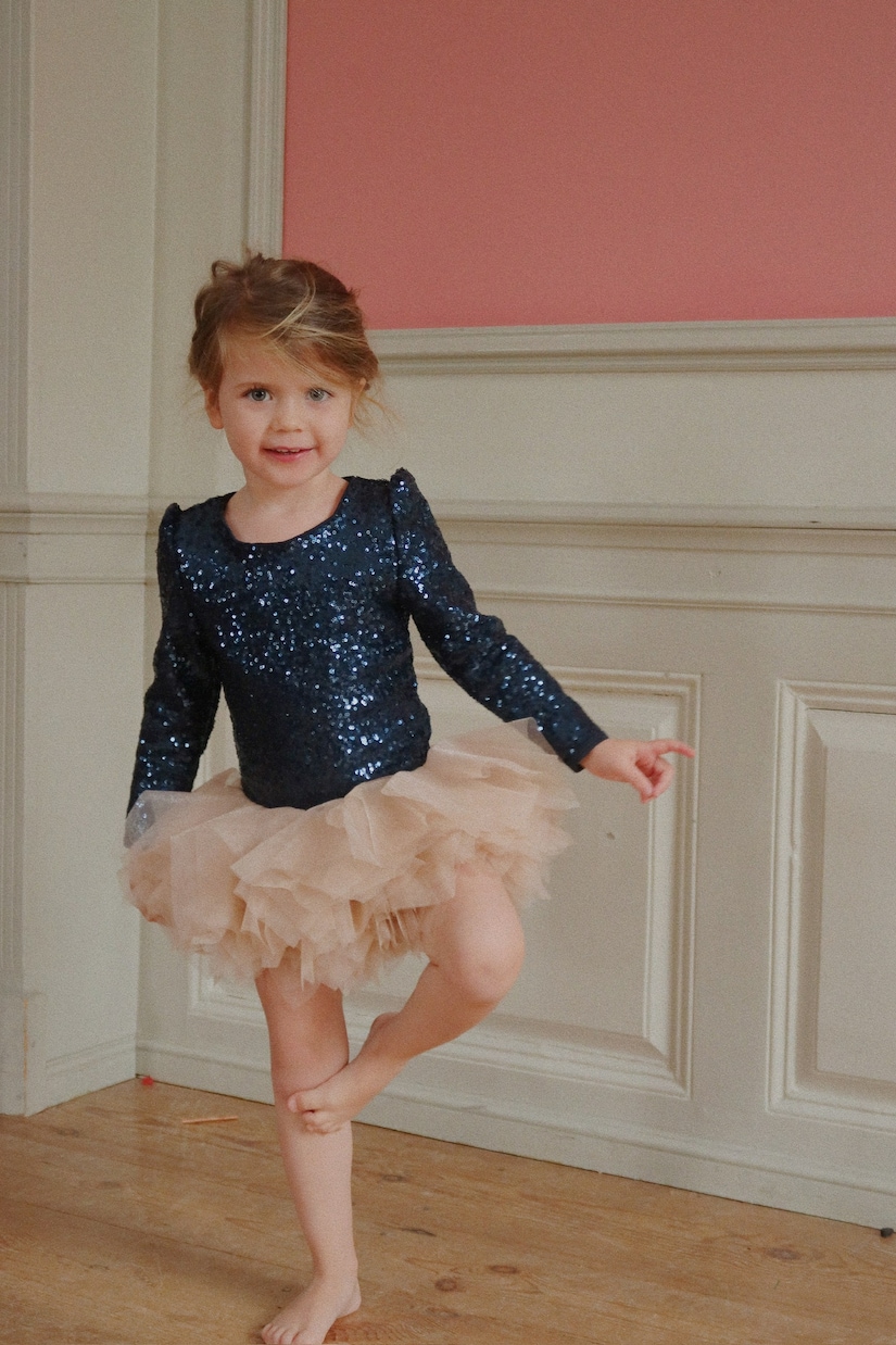 Ballerina tulle-trimmed sequined dress | Konges Sløjd