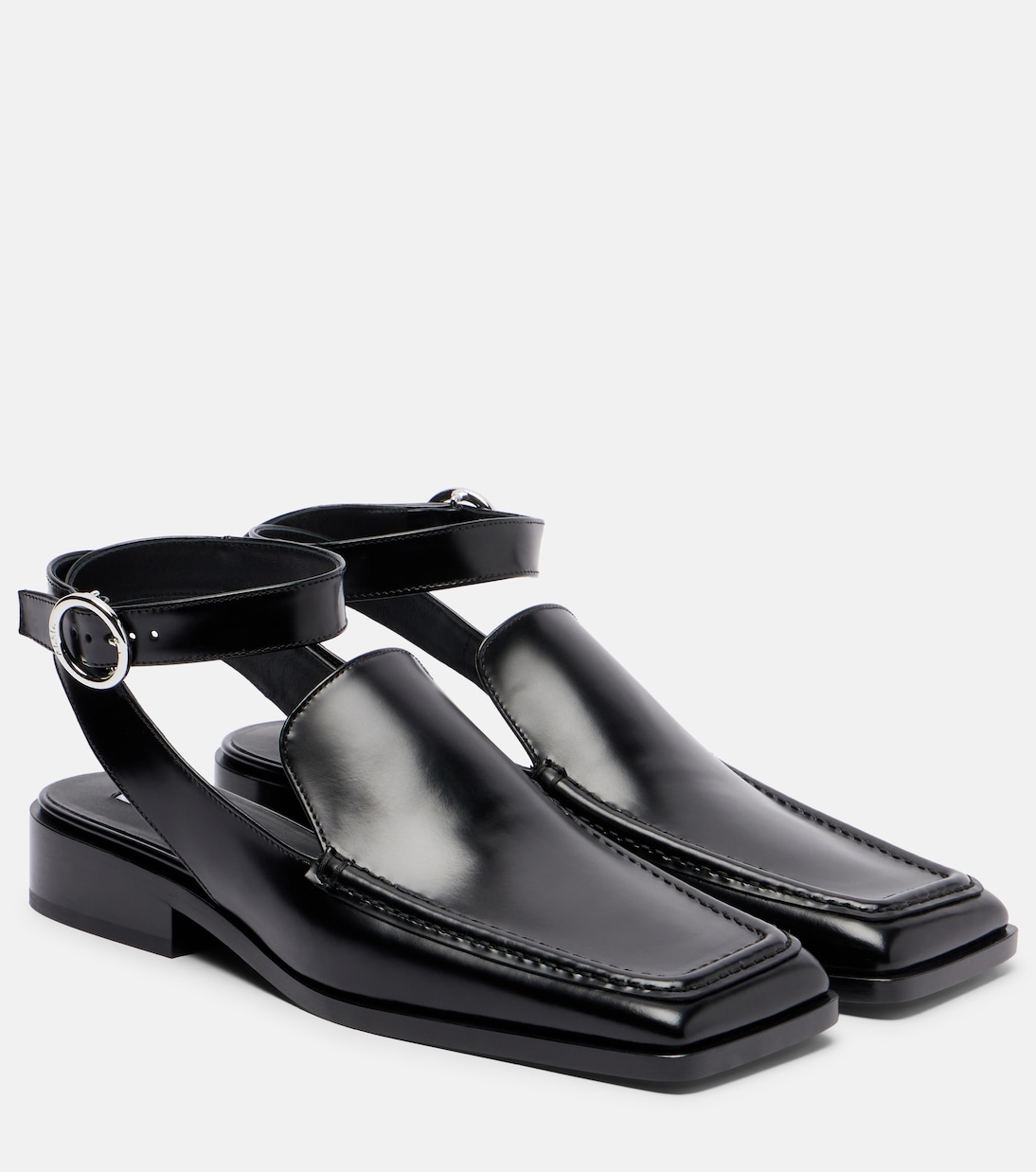 Leather slingback flats | Alaïa