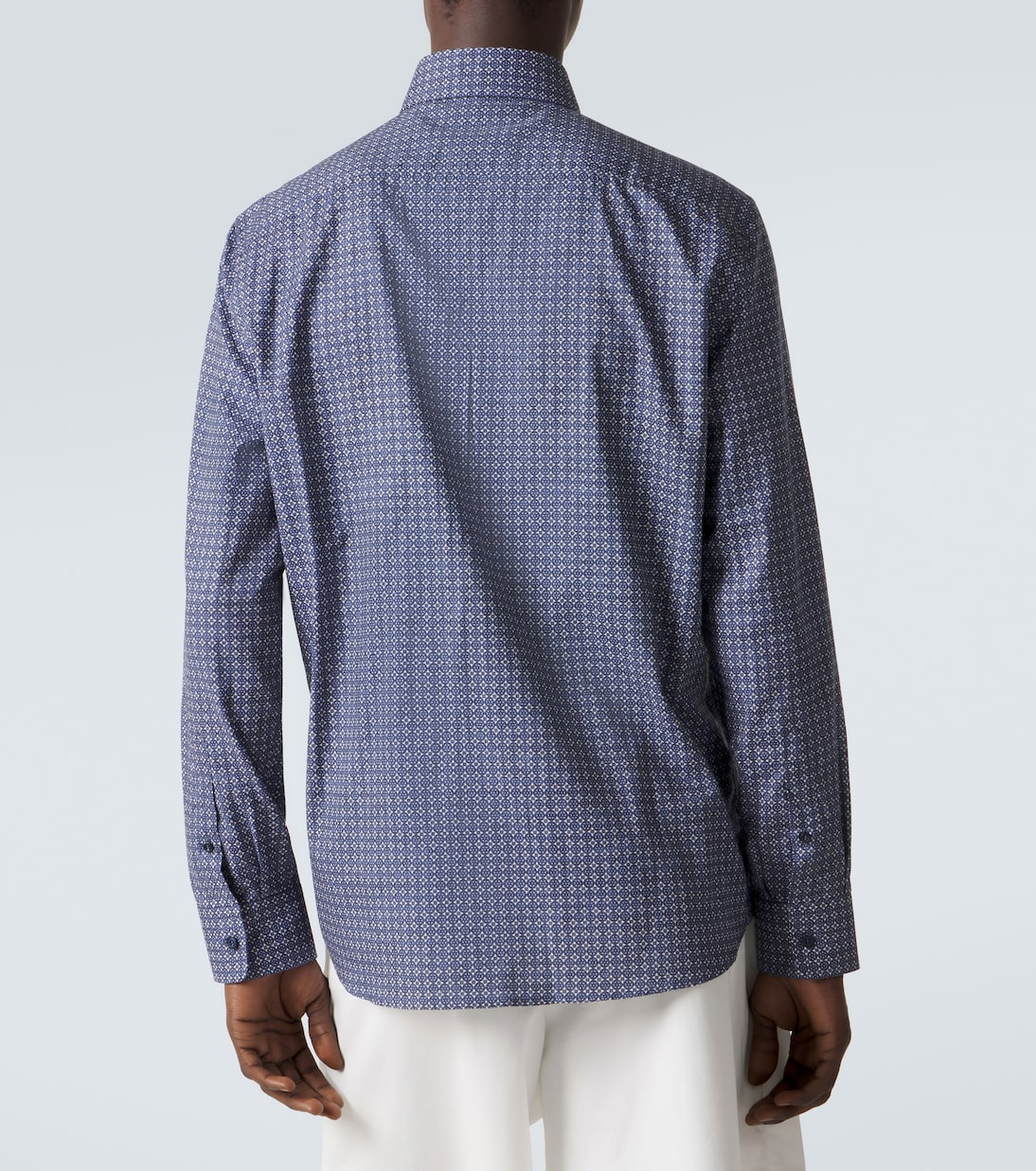 Bedrucktes Hemd aus Baumwolle | Brunello Cucinelli