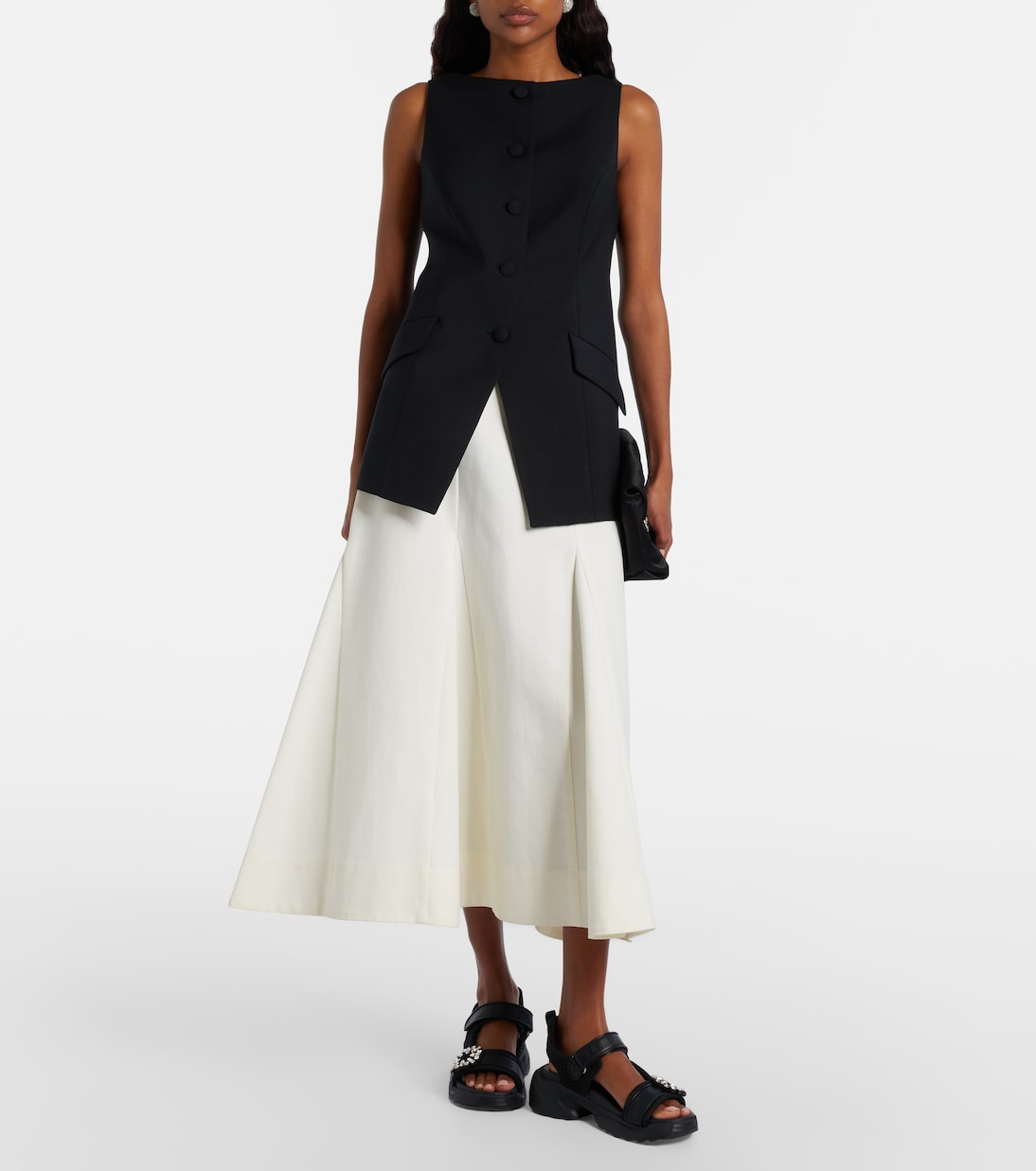 Sandalen Viv' Run mit Kristallen | Roger Vivier