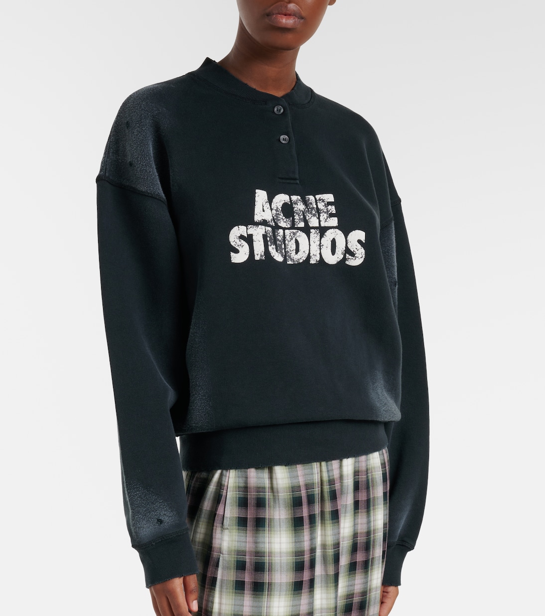 Sweat-shirt en coton à logo | Acne Studios
