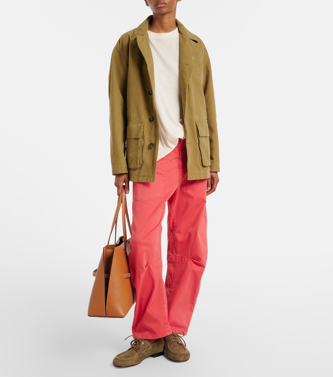 Shon cotton barrel-leg pants | Nili Lotan