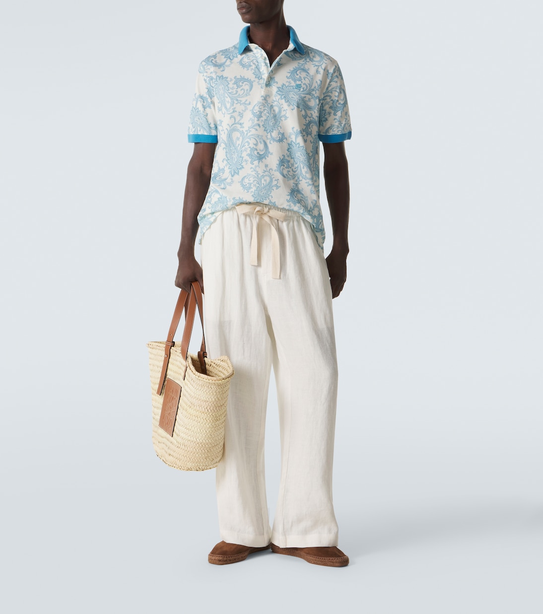 Roma paisley cotton polo shirt | Etro