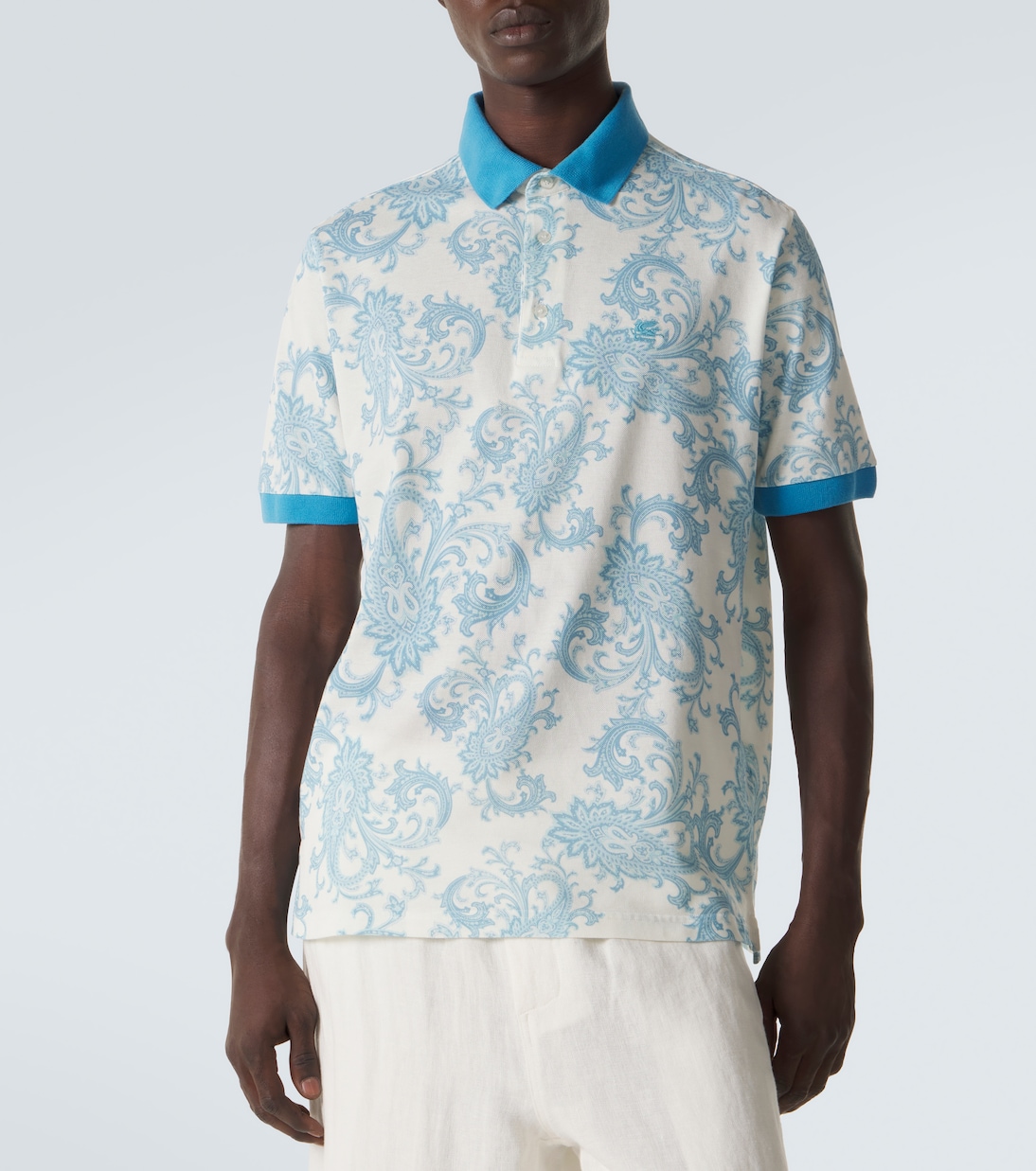 Roma paisley cotton polo shirt | Etro